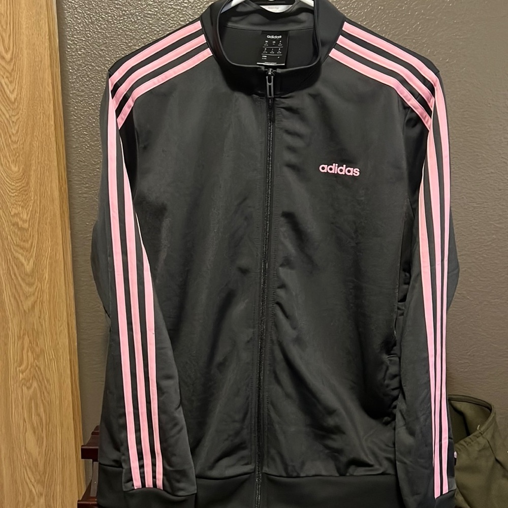 Adidas Track Jacket Gray/pink